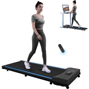 Loopband hometrainer voor thuis - wandelpand tot 8km/u - 550W - met afstandsbediening en LCD scherm - motiverend
