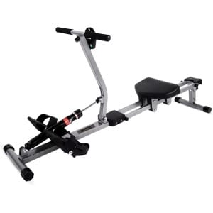 Luxari - Hydraulische Roeimachine - 12 Weerstand niveaus - Hometrainer - Roeiapparaat Fitness - Met LCD trainingscomputer