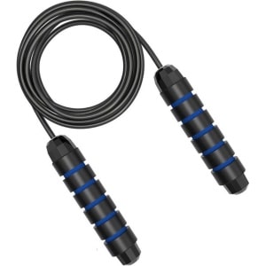 Luxe Fitness Springtouw | Jump Rope | Sporten | Verstelbare Lengte | Anti Grip Spring Touw | Thuis Trainen | Crossfit | Conditietraining - Blauw