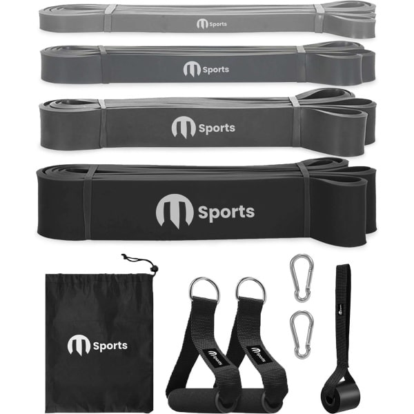 M sports - Power bands - Powerbands - Weerstandsbanden - Resistance Bands - Pull up bands - Fitness elastiek - Calisthenics en Crossfit
