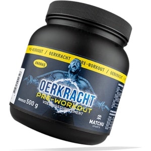 Matchu Sports - Oerkracht Pre Workout - 500g - 33 servings - 5250 mg Creatine per portie Pre-workout