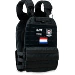 Matchu Sports - Tactical weight vest - Incl. platenset - Gewichtsvest - Totaal 19.6 KG - Plate carrier - Tactical vest - Trainingsvest - Crossfit - Hardlopen