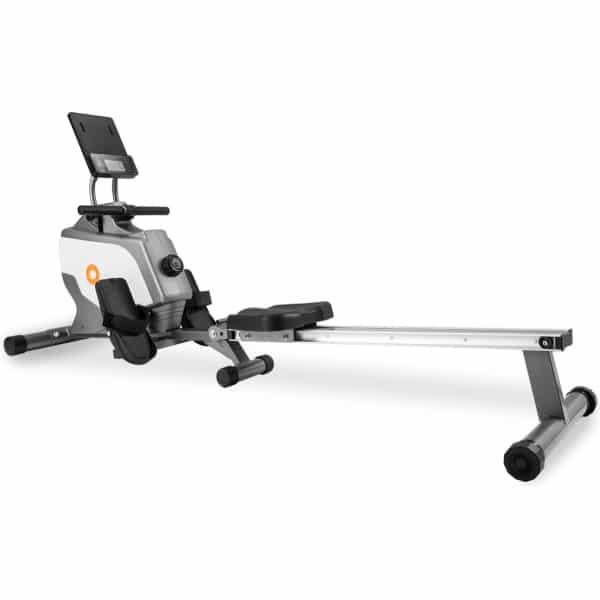 Merax Opvouwbare Roeimachine - Inklapbare Roeitrainer met Magnetische Weerstand - Grijs met Wit