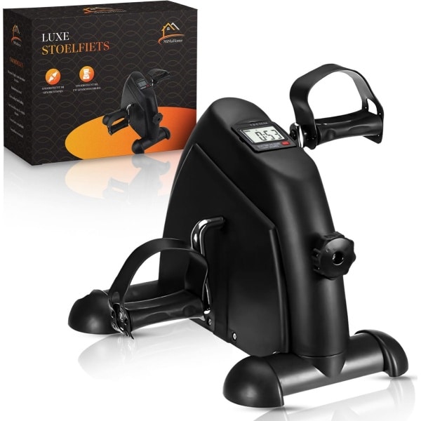 MiMaHome Stoelfiets - Hometrainer - Met LCD monitor - Fietstrainer - Bureaufiets - Voor ouderen of revalidatie