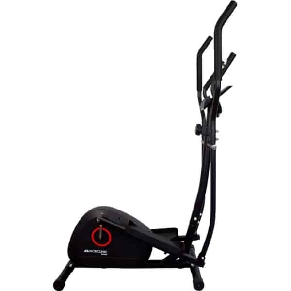 Mobiclinic ATLAS - Crosstrainer - 8 weerstandsniveaus - LCD scherm - Ergonomische handgrepen - Antislip pedalen - Inklapbare elliptische trainer - Tot 100 KG - Weerstand wiel 4KG
