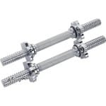 Mrs. Jones Chrome halterstang met schroefdraad 355 cm - krachttraining - gewichtheffen .