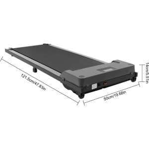 Mygroot - Loopband - Inklapbaar - 1-10.8km/u - Wandelband - Walking Pad - Opvouwbare Loopband - Treadmill - Grijs