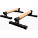 NO-GRAV Parallettes LONG | Premium Houten Opdruksteunen | Dip Bars | voor Krachttraining, Turnen, Gynmnastiek, Calisthenics Opdrukset 12 CM hoogte