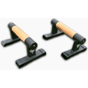 NO-GRAV Parallettes small | Premium Houten Opdruksteunen | Dip Bars | voor Krachttraining, Turnen, Gynmnastiek, Calisthenics Opdrukset 12 CM hoogte
