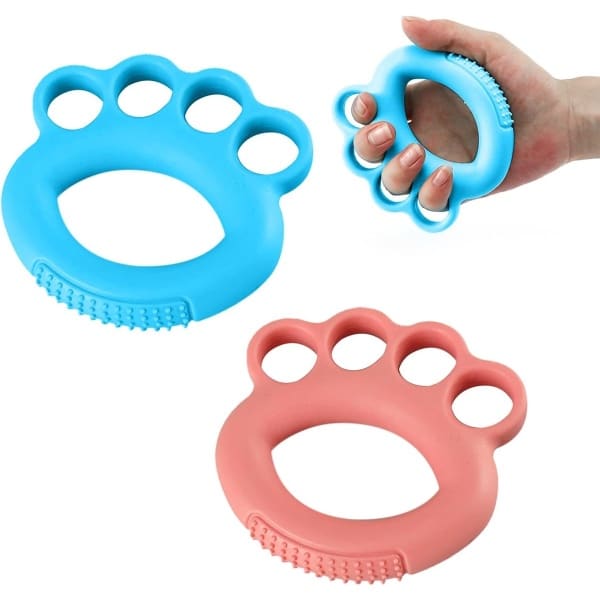NORDIVAR® - Premium Set van 2 Handtrainer en Stressbal, Ideaal voor Handrevalidatie en Krachttraining