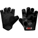 NRG Sport & Fitness Handschoenen Heren & Dames - Krachttraining & Crossfit - Camouflage Grijs & Zwart - Meer grip - Maat XL