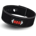 NRG fitness - Lifting Belt - Pro Powerlift Riem - Krachttraining - Lever Belt - Zwart - Gewichthefriem - Powerlifting - Maat M