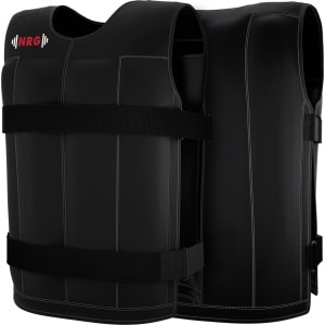 NRG fitness Verstelbaar Gewichtsvest Zwart - Crossfit - Weight Vest - 2 tot 18 kg - Vochtafstotend - Cardio - Zwart