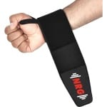 NRG fitness - Wrist Wraps - 2 Stuks - Polsband voor Fitness & CrossFit - Krachttraining - Polsbrace - Zwart