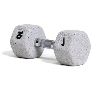 Nike Dumbbell Grind Paar 22.5kg - Duurzame & Schokabsorberende Halters voor Krachttraining | Ergonomisch Handvat | Gerecycled Nike Grind-rubber