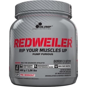 Olimp Supplements Redweiler - Pre-Workout - Red Punch - 480 gram