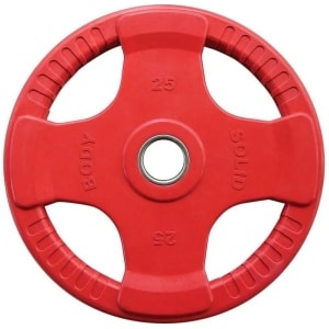 Olympische Rubber Halterschijf - Body-Trading ORCK25 - 1x 25 KG - ⌀ 50 mm - Krachttraining - Fitness