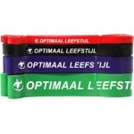 Optimaal Leefstijl - Weerstandsbanden set - Pull up bands - Power bands - Fitness banden - Crossfit - Calisthenics - Resistance bands - Fitness - Met opberg tas