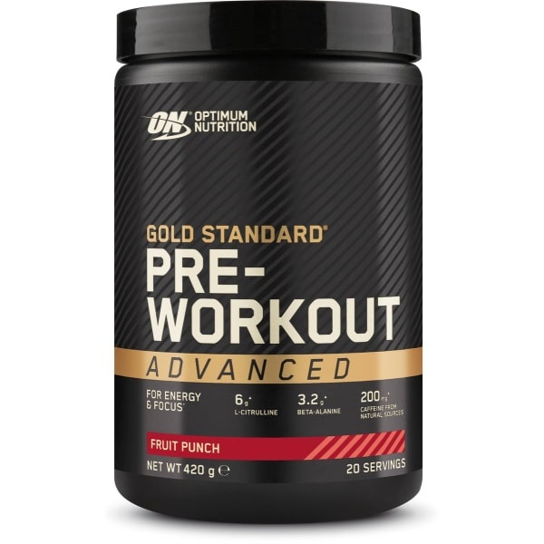 Optimum Nutrition Gold Standard Pre-Workout Advanced - Pre Workout - Fruit Punch - 420 gram (20 doseringen)