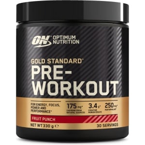 Optimum Nutrition Gold Standard Pre Workout - Blue Raspberry - Pre-Workout - 330 gram (30 doseringen)