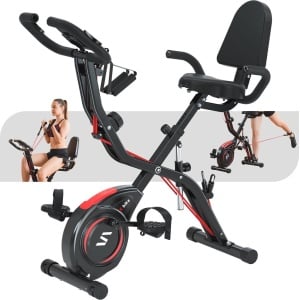 Opvouwbare 4-in-1 hometrainer voor thuisgebruik met arm- en beentraining