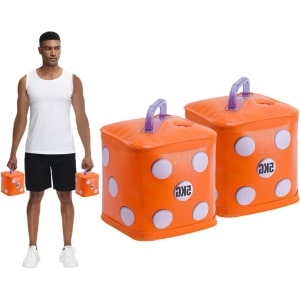 Opvouwbare en Verstelbare Draagbare Reishalters - Watergevulde Haltersset - 10 Kg per Paar - Kerntraining - Krachttraining