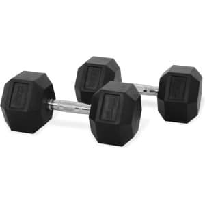 PH Fitness Hexa Dumbbell Set 22,5KG - 2 STUKS - Kwalitatieve Hexagon Dumbbells - Gewichten voor en Krachttraining en CrossFit - Hexa Dumbells