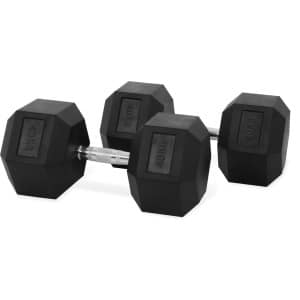 PH Fitness Hexa Dumbbell Set 40KG - 2 STUKS - Kwalitatieve Hexagon Dumbbells - Gewichten voor en Krachttraining en CrossFit - Hexa Dumbells