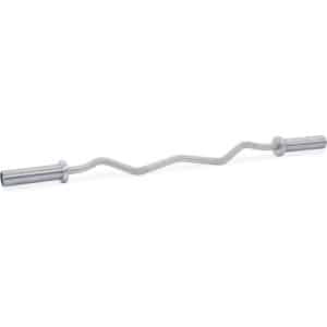PH Fitness Olympische EZ Curl Bar - 120 cm Halterstang voor Biceps en Triceps - 50 mm Curlstang voor Gewichtheffen, Krachttraining en Bodybuilding - Geschikt voor Olympische Halterschijven