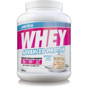 Per4m - Advanced Whey Protein - Birthday Cake - Proteine poeder - Eiwit shake - Eiwitpoeder - 2.01kg - Whey Protein - Eiwitshakes - Whey Proteine - Protein - Proteine - Proteine Shake - Shake - Fitness - Krachttraining - Gym