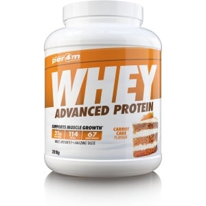 Per4m - Advanced Whey Protein - Carrot Cake - Proteine poeder - Eiwit shake - Eiwitpoeder - 2.01kg - Whey Protein - Eiwitshakes - Whey Proteine - Protein - Proteine - Proteine Shake - Shake - Fitness - Krachttraining - Gym