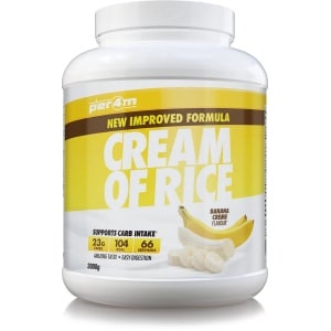 Per4m - Cream of Rice - 2kg - Banana Creme - Weight Gainer - Mass Gainer - COR - Cream of rice - Rijstmeel - Shake - Fitness - Krachttraining - Gym