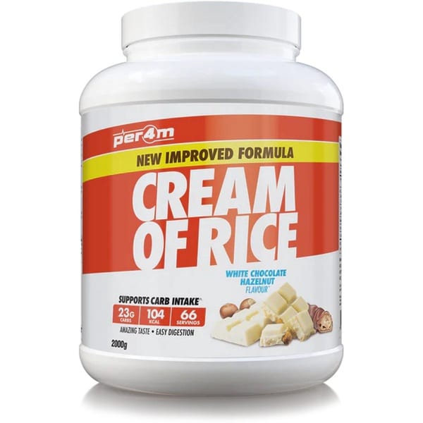 Per4m - Cream of Rice - White Chocolate Hazelnut - Weight Gainer - Mass Gainer - COR - Shake - Fitness - Krachttraining - Gym