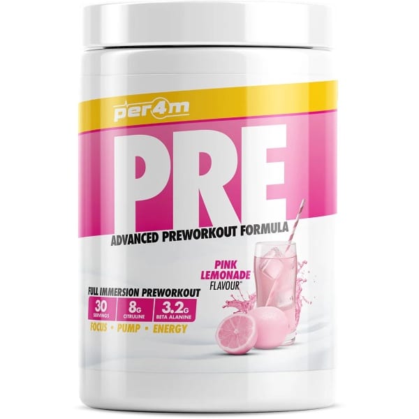 Per4m - Pre Workout Stim - 570g - Pink Lemonade - pre-workout - preworkout - sportvoeding - fitness