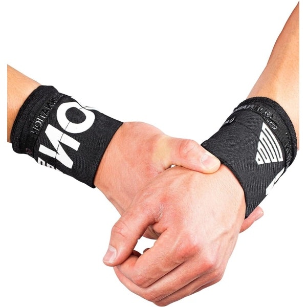 Performance Polsverbanden met siliconenprint voor betere stabiliteit en prestaties - Geschikt voor calisthenics krachttraining crossfit fitness - Unisex wrist wraps
