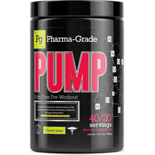 Pharma Grade - PUMP - 400g - Cherry Lime - preworkout - pre workout - fitness - krachttraining