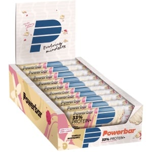 Powerbar eiwitreep | 33% Protein+ Bar | Vanilla-Raspberry - 10x90g