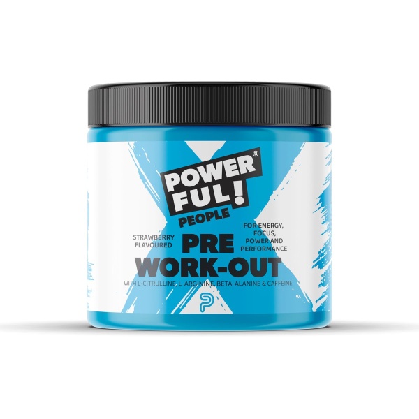 PowerfulPeople - PRE-Workout - 200mg caffeïne - Exotic Flavor - Til je trainingen naar een hoger niveau - 30 doseringen - 300g