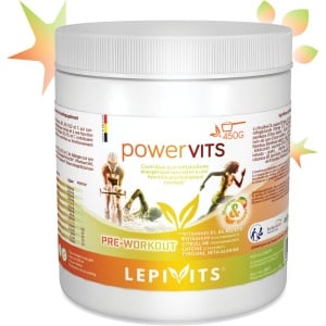 Powervits | 450mg | Een pre-workout die perfect voldoet aan de behoeften van het lichaam vlak voor een zware inspanning. | Gemaakt in België | LEPIVITS