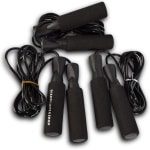 Premium Set van 3 Speed Rope Springtouwen voor Volwassenen | Ideaal voor Fitness, Crossfit en Actief Buitenspel | Zwart