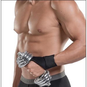 Pro Care Excellent Quality® Polsbrace - Universeel links of rechts - Fitness band - Crossfit - Powerlifting - Klachten Bescherming - Sport - Zwart