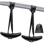 Pull Up Handles - Ergonomische Gym Handgrepen voor Krachttraining, Optrekstangen en Kabelmachines - Perfect voor Pull-Ups, Rows en Lat Pulldown Workouts - Zwart
