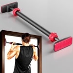 Pull up bar zonder schroeven - Deuropening krachttraining - Verstelbare breedte - Max belasting 600 lbs - Pullup bar - Kin-up bar pull up bar