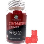 Pure Source - Creatine Monohydraat Gummies 5000mg per Portie - Voor Krachttraining & Fitness - Spiergroei & Energie Boost - Kersensmaak - Vegan - 60 Gummies (30 Dagen)