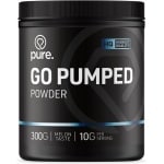 Pure. Go Pumped Powder - Watermeloen - 300gr - pre-workout - vitamine C en vitamine B12