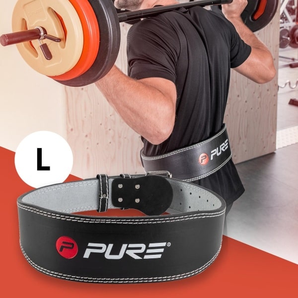Pure2Improve Gewichthef riem, L P2I200800 Banden en riemen voor krachttraining-Unisex-Maat--