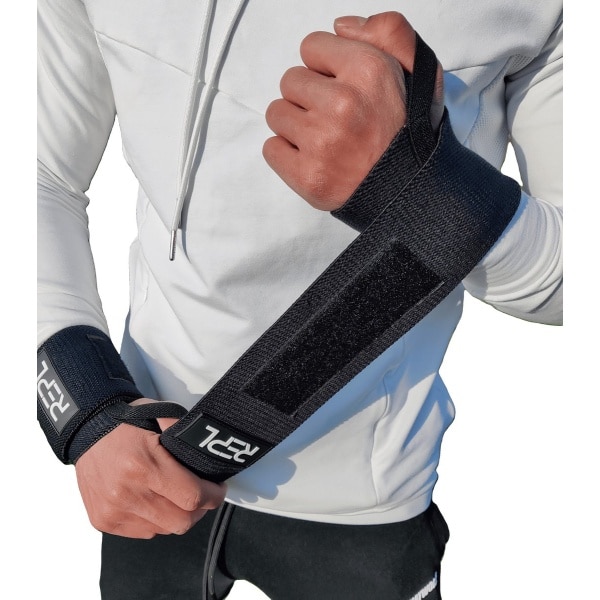 REPL Wrist Wraps - Polsversterkers voor Crossfit, Fitness en Krachttraining- Polsbrace - Zwart