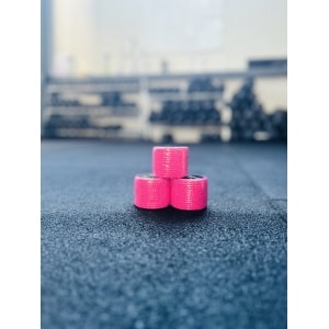RXpursuit 3-Pack Roze Premium Sticky Stretch Lifting Thumb Hookgrip Tape for Weightlifting, CrossFit, Powerlifting, Strength Training. Athletic Sport Tape
