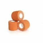 RXpursuit 6-Pack Oranje Premium Sticky Stretch Lifting Thumb Hookgrip Tape for Weightlifting, CrossFit, Powerlifting, Strength Training. Athletic Sport Tape