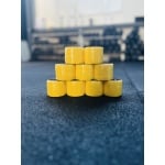 RXpursuit 9-Pack Geel Premium Sticky Stretch Lifting Thumb Hookgrip Tape for Weightlifting, CrossFit, Powerlifting, Strength Training. Athletic Sport Tape